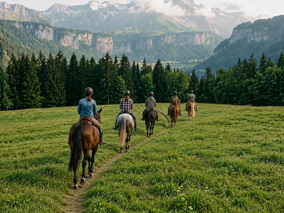 Balade à cheval en Isère, autour de Villard-Bonnot